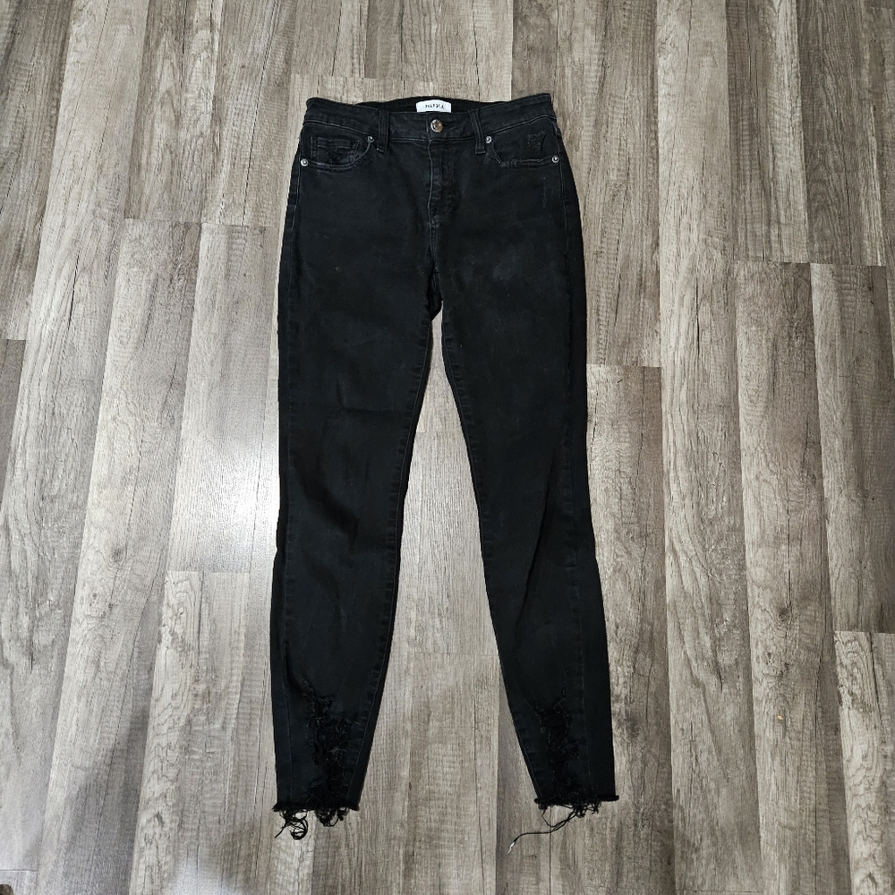 Pistola Black Distressed Skinny Jeans